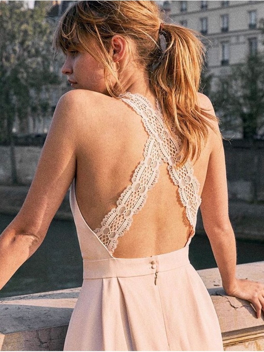 {sezane} ombeline dress in rose - Picture 2 of 3